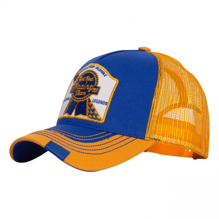 KING KEROSIN TRUCKER CAP HOT ROD RACING BLUE/YELL