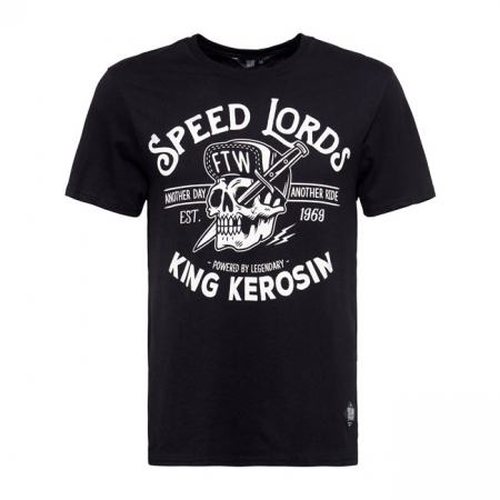 KING KEROSIN CLASSIC-SHIRT SPEED LORDS BLACK