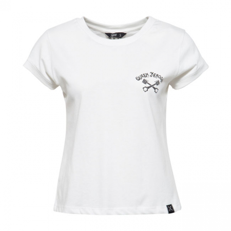 QUEEN KEROSIN LOOSE-SHIRT QK HEART OFFWHITE