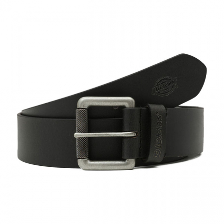 DICKIES SOUTH SHORE LEATHER BELT BLACK