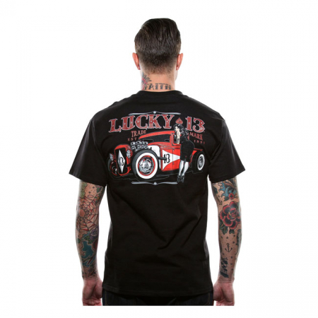 LUCKY 13 ADRIAN T-SHIRT BLACK