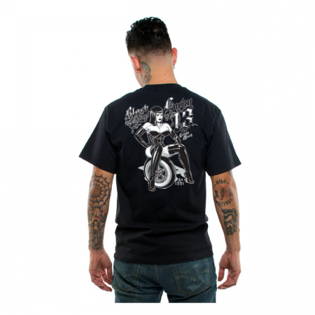 LUCKY 13 NATASCHA T-SHIRT BLACK