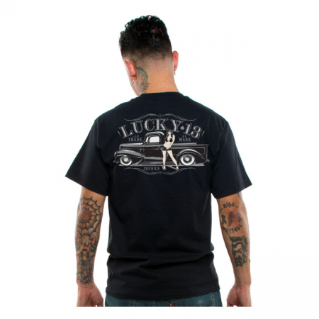 LUCKY 13 CISCO T-SHIRT BLACK