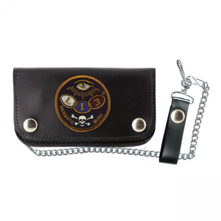 LUCKY 13 THE EYE PATCH WALLET BLACK