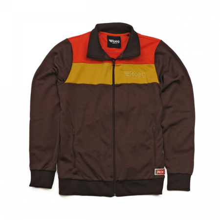 ROEG GREG TRACK JACKET BROWN