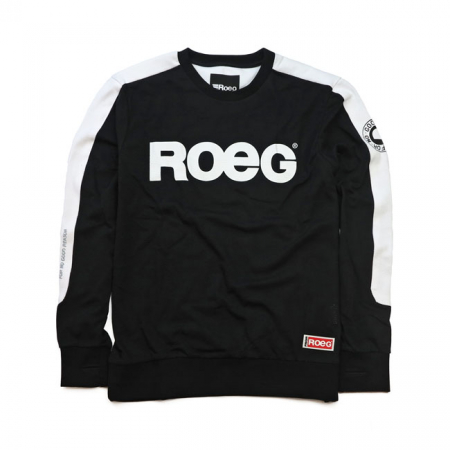 ROEG RANDY SWEAT JERSEY BLACK/WHITE