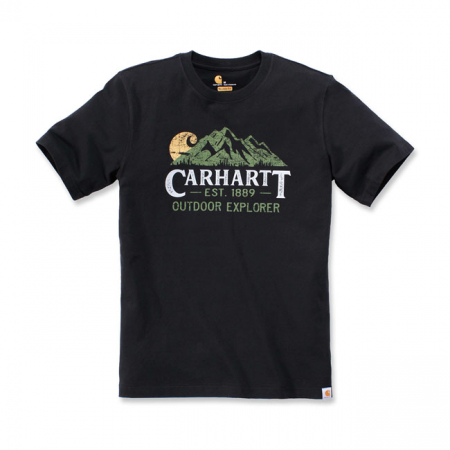 CARHARTT EXPLORER GRAPHIC T-SHIRT BLACK