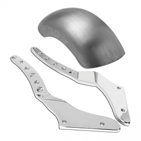 RSD, TRACKER 200MM REAR FENDER CONVERSION KIT. CHROME