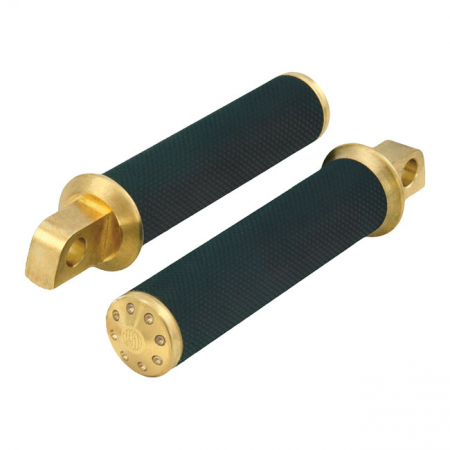 RSD TRACKER FOOT PEGS, BRASS