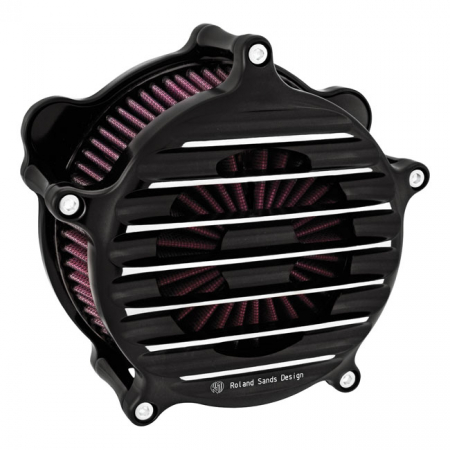 RSD, ''VENTURI'' AIR CLEANER KIT, NOSTALGIA. BLACK CC