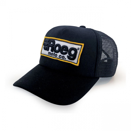 ROEG TRUCKER CAP LOGO BLACK