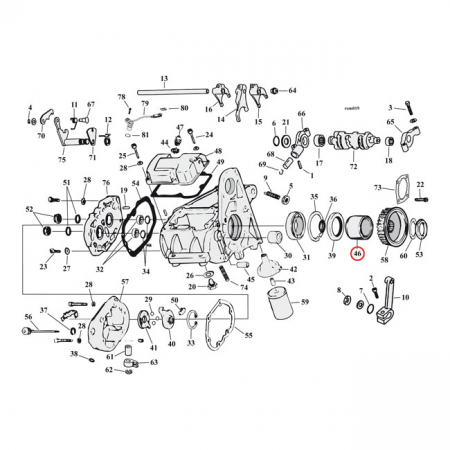 EASTERN SPACER, TRANSM. SPROCKET