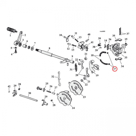 PLUG, CARRIER SPRING RETAINER. OEM 34485-52