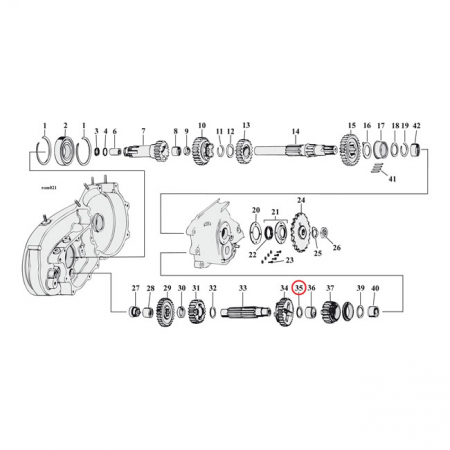 EASTERN THRUST WASHER,C-SHAFT 1GEAR