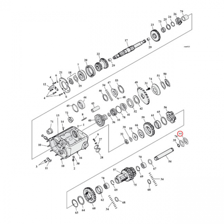 END PLATE, COUNTERSHAFT