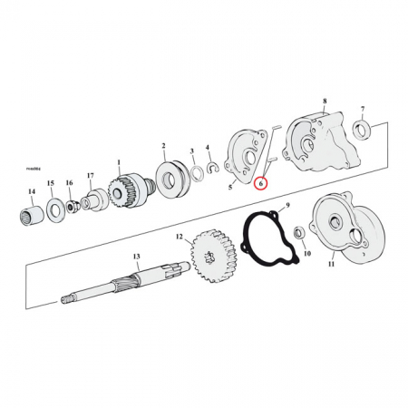 ROLL PIN, STARTER SHAFT HOUSING