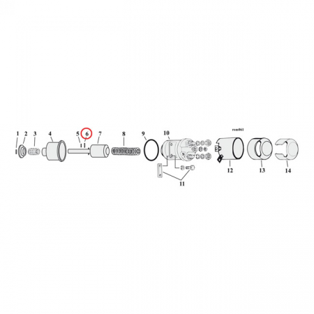 ROLL PIN, SOLENOID/MAINSHAFT