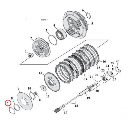 RETAINING RING, CLUTCH