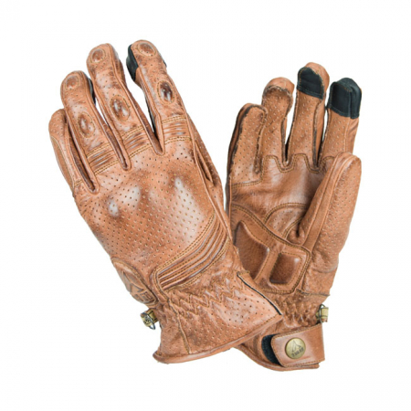 BY CITY RETRO GLOVES, BROWN