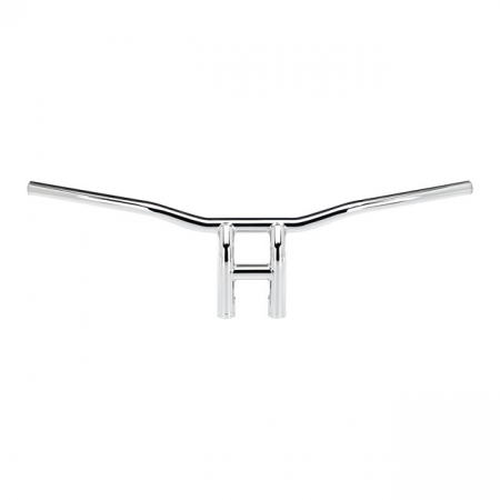 BILTWELL TYSON XL PULLBACK HANDLEBAR 8" CHROME SLOTTED