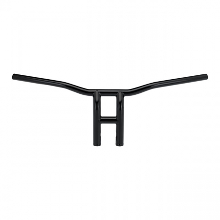 BILTWELL TYSON XL PULLBACK HANDLEBAR 10" BLACK SLOTTED