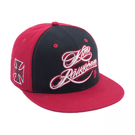 WCC KIMI CROSS LOGO SNAPBACK CAP, RED