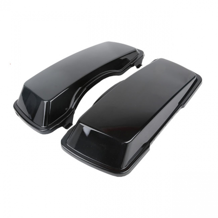 SADDLEBAG LID SET. BLACK