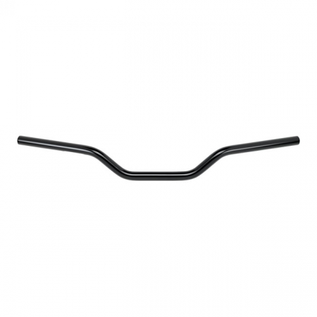 BILTWELL 1" HANDLEBAR TRACKER MID BLACK, TUV APPR.