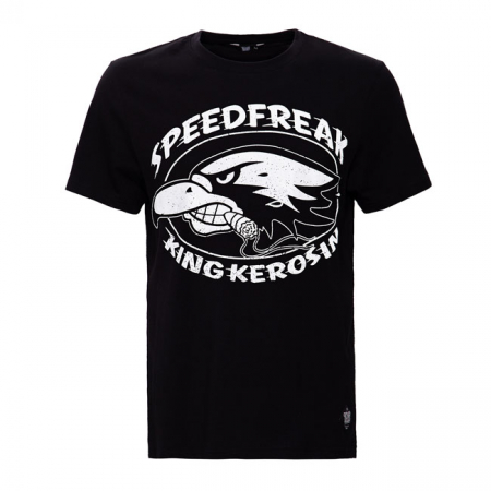 KING KEROSIN SPEEDFREAK T-SHIRT BLACK