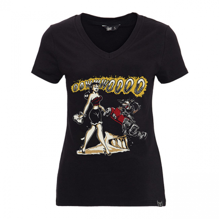 QUEEN KEROSIN OOWWWOOO T-SHIRT BLACK