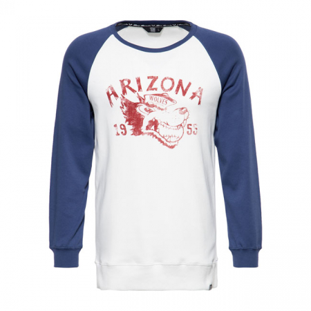 KING KEROSIN ARIZONA WOLVES RAGLAN LONGSLEEVE DENIM/OFFWHITE