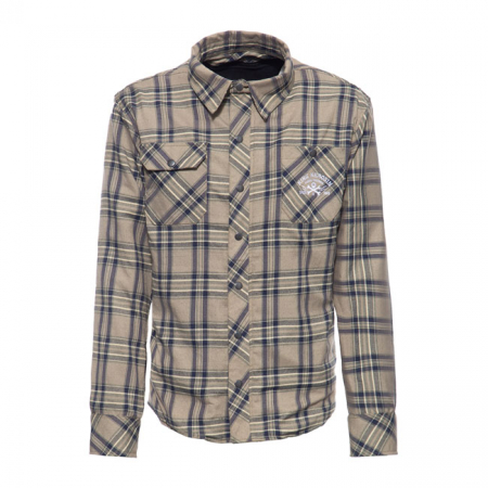 KING KEROSIN ORIGINAL 1969 CHECKERED SHIRT DARK BLUE/CRÃ¨ME