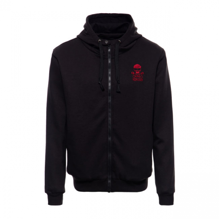 KING KEROSIN REBEL CLUB ZIP HOODIE BLACK