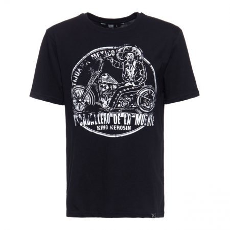 KING KEROSIN MEXICAN RIDER T-SHIRT BLACK