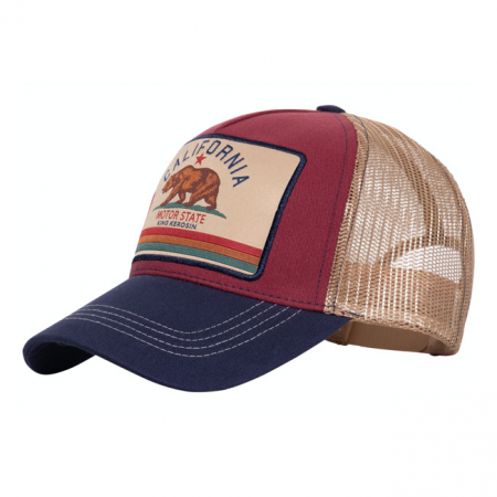 KING KEROSIN CALIFORNIA TRUCKER CAP RED/BLUE