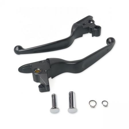 HANDLEBAR LEVER KIT, WIDE BLADE, BLACK