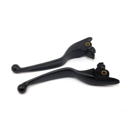 HANDLEBAR LEVER KIT, WIDE BLADE, BLACK