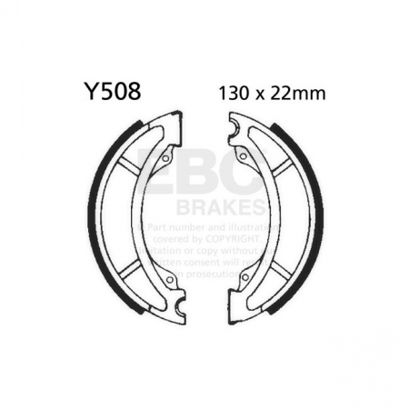 EBC PLAIN BRAKE SHOES