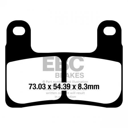 EBC DOUBLE-H SINTERED BRAKE PADS