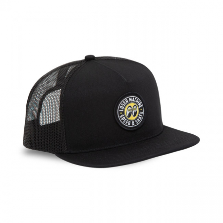 LMC X MOONEYES CHIBA TRUCKER CAP BLACK