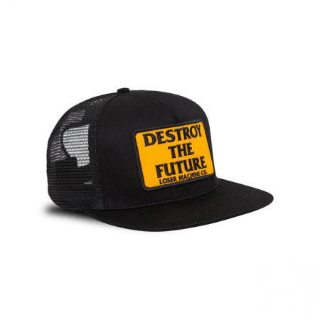 LOSER MACHINE DESTROY TRUCKER CAP BLACK