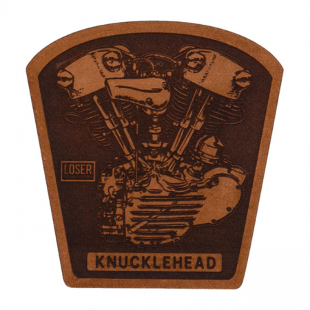 LOSER MACHINE KNUCKLE LEATHER PATCH