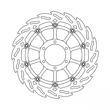 MOTO-MASTER FLAME SERIES FLOATING BRAKE ROTOR