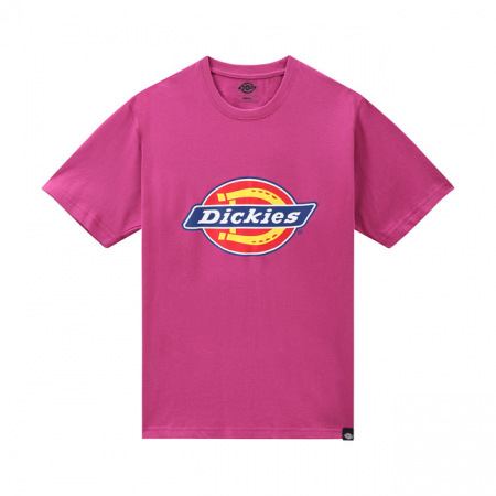 DICKIES ICON LOGO LADIES T-SHIRT PINK BERRY