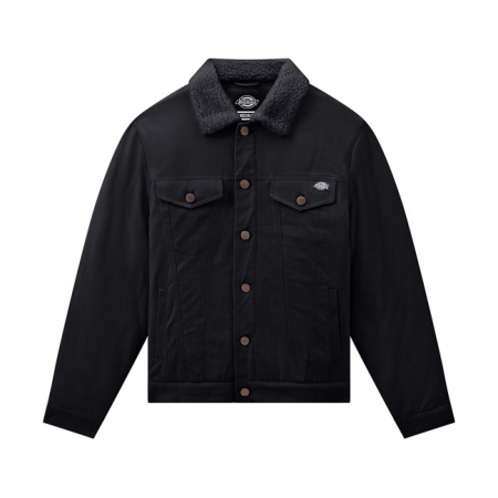 DICKIES MARKSVILLE TRUCKER JACKET BLACK