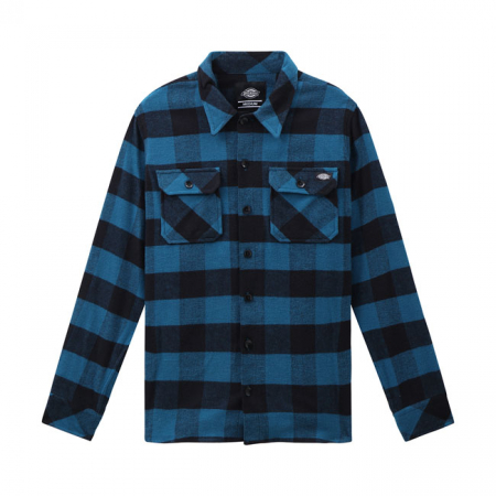 DICKIES SACRAMENTO SHIRT CORAL BLUE