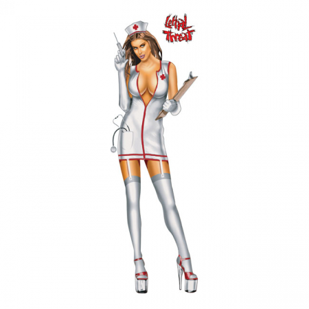 LT NAUGHTY NURSE DECAL