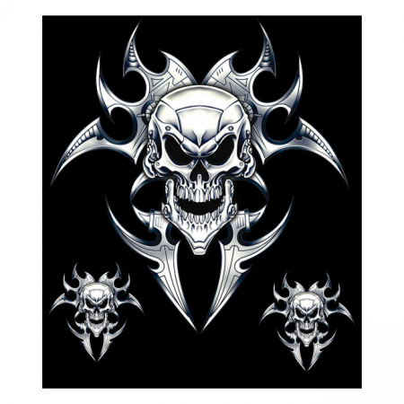 LT CYBORG SKULL  DECAL