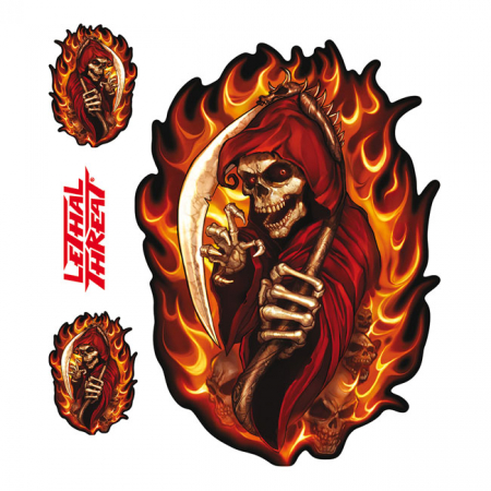 LT FLAMING REAPER DECAL