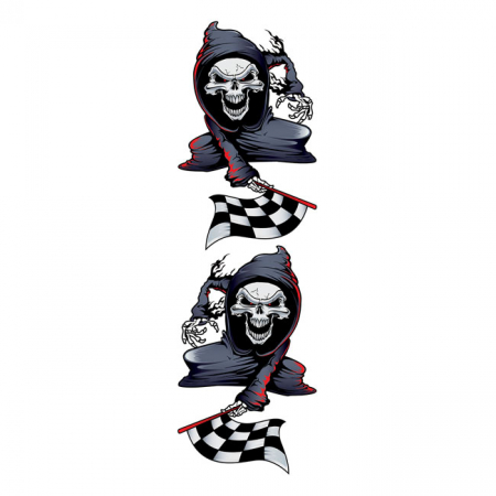 LT REAPER RACE FLAG DECAL